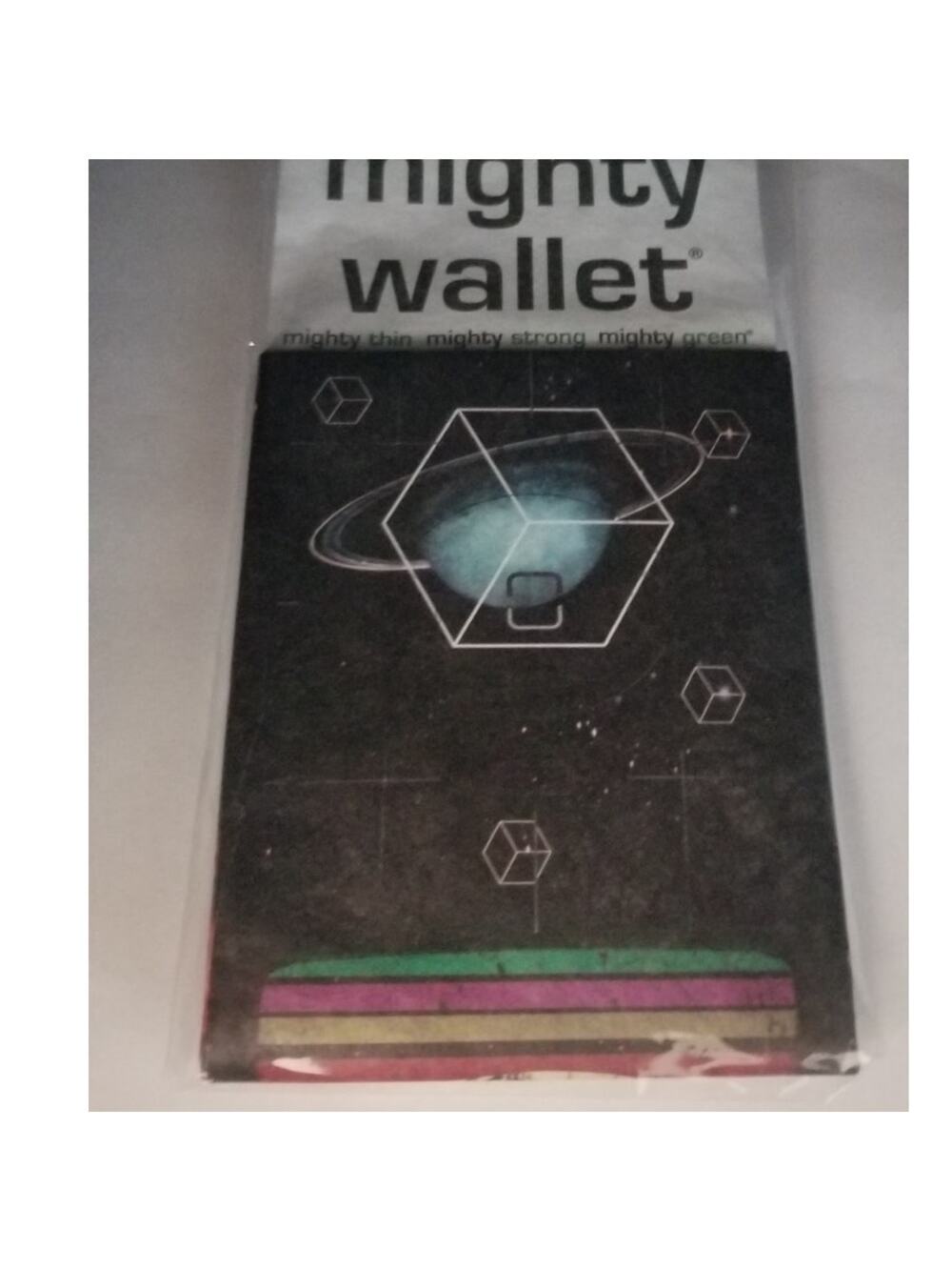Mighty Wallet - "Win a Trip to Uranus".  DYNOMIGHTY - Folded Origami Wallet -NWT